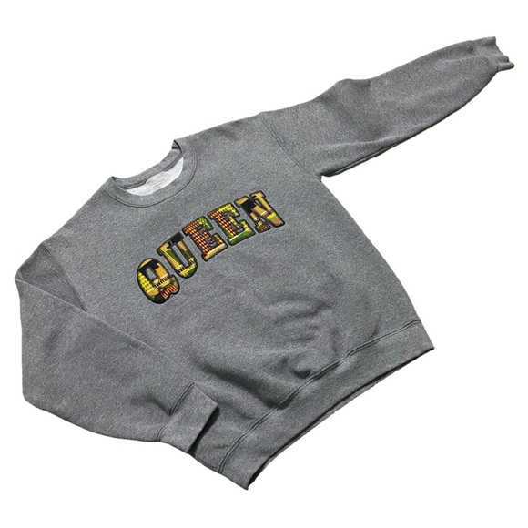 EsqEMB “Queen” Kente Print Custom Crewneck Sweater - Picture 3 of 4